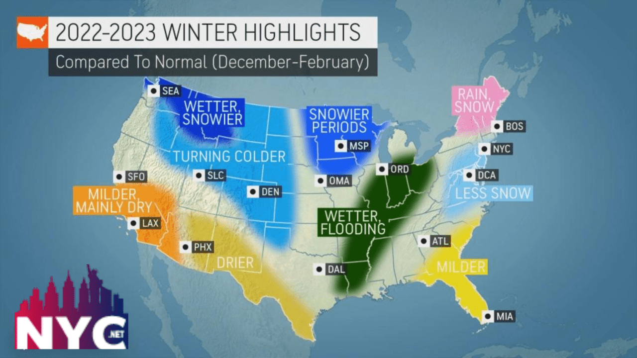 AccuWeather's 2023 Christmas forecast in New York