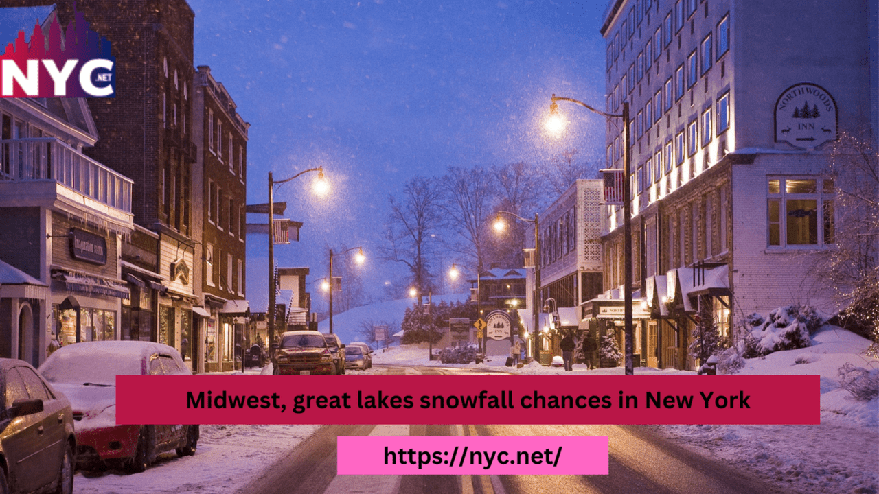 Midwest, great lakes snowfall chances in New York