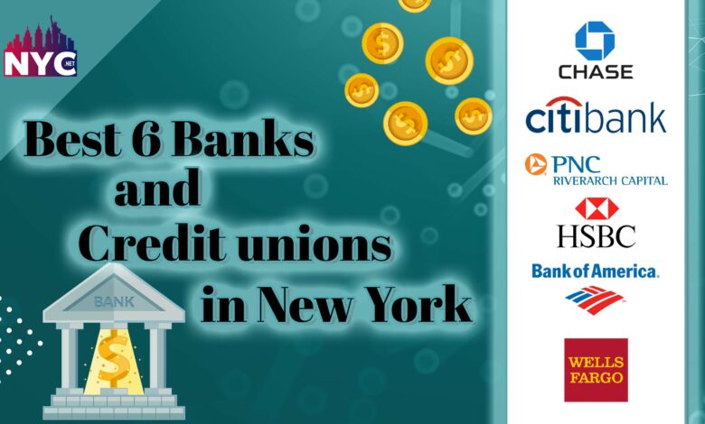 banks and Credit unions in New York