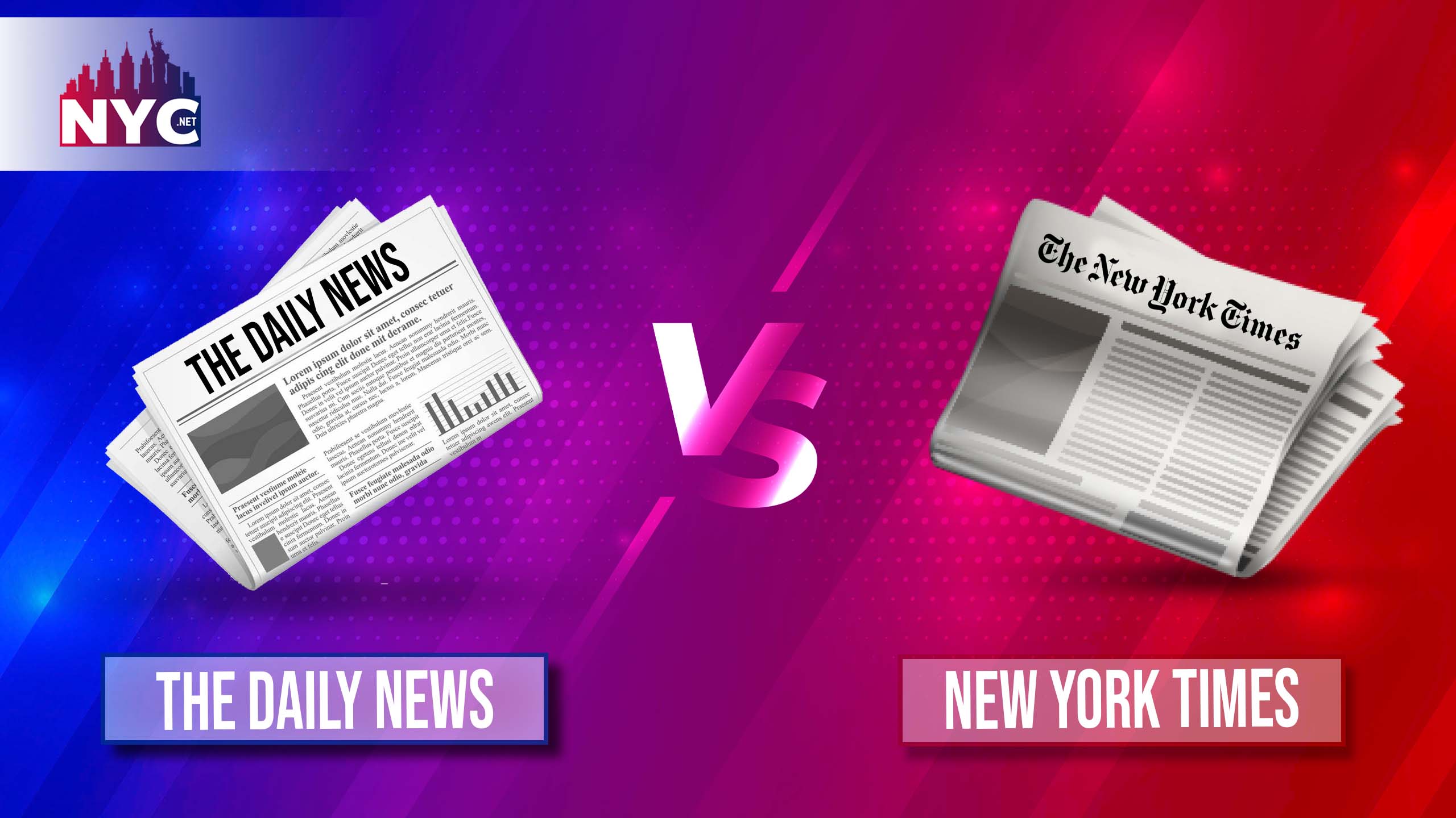 The New York Times vs. The Daily News